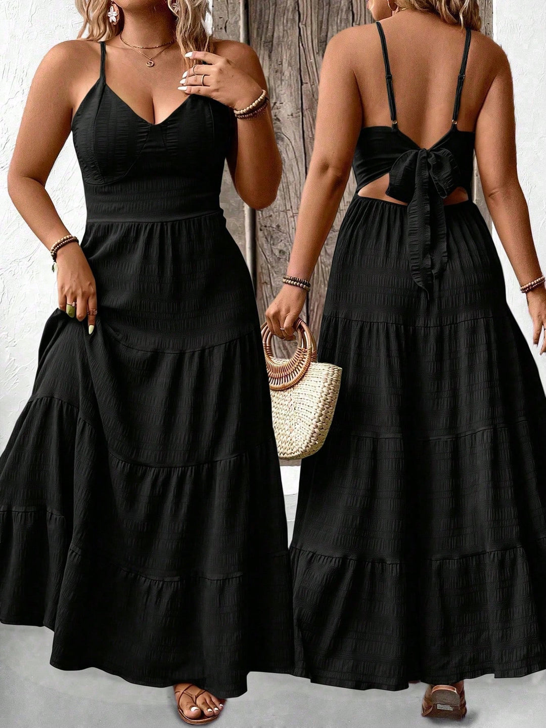 Rochie maxi SHEIN, negru