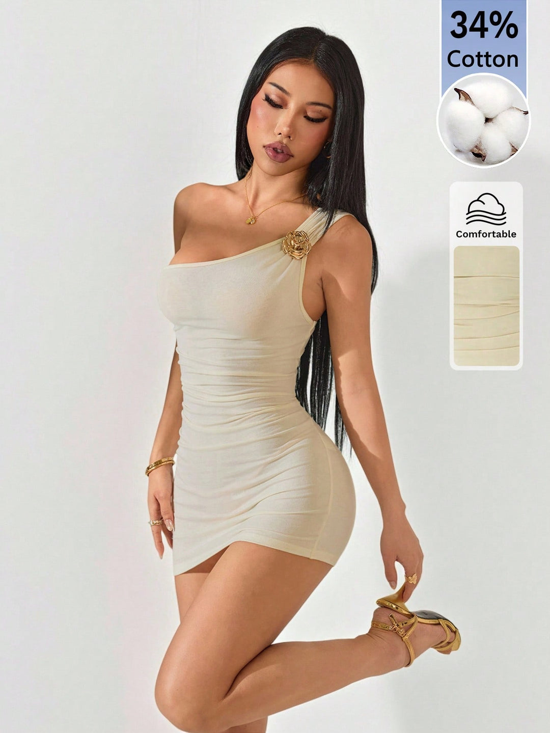 Rochie mini SHEIN, portocaliu