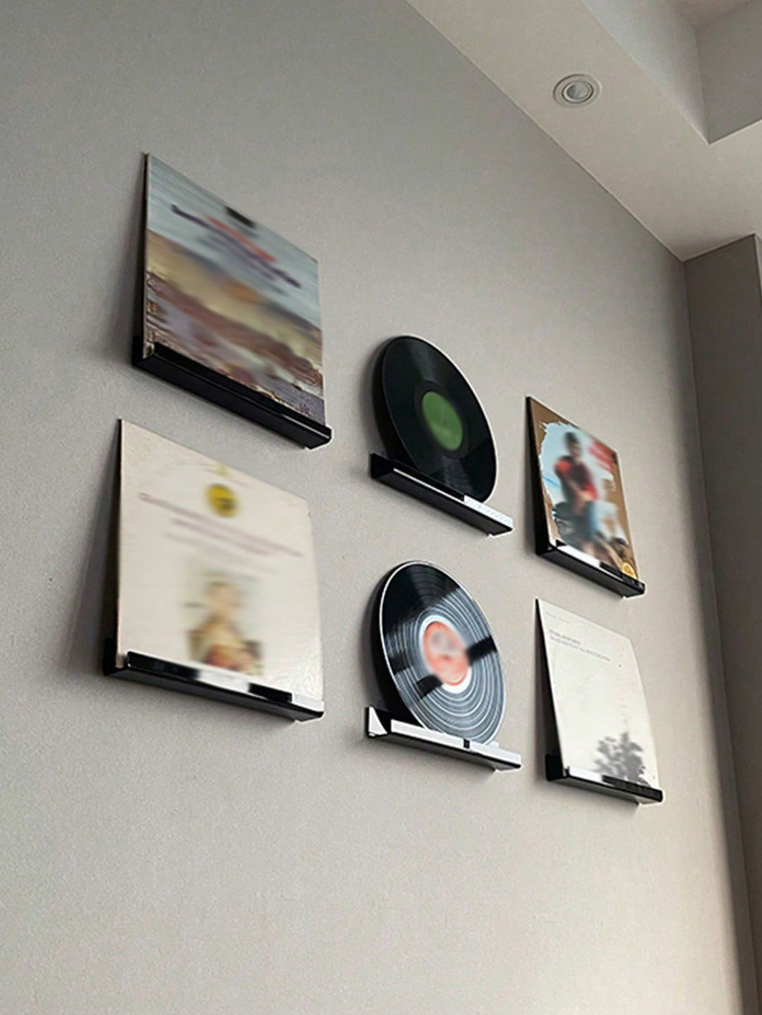 Raft pentru discuri vinil SHEIN, mix culori