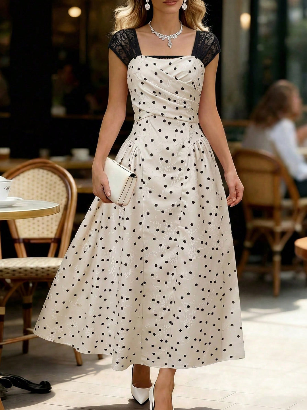 Rochie maxi SHEIN, bej