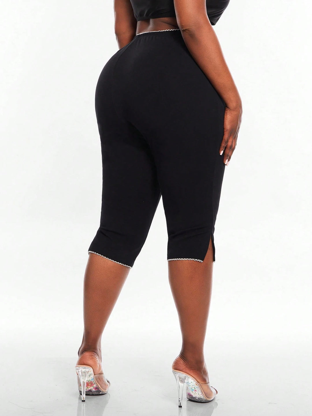 Colanți 3/4 SHEIN, negru