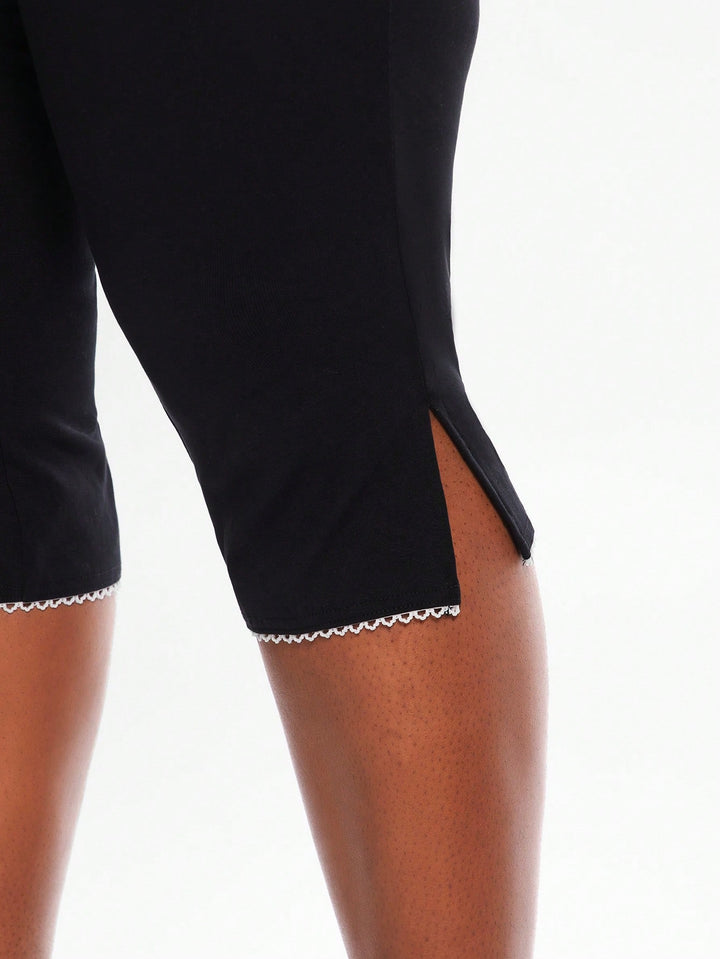 Colanți 3/4 SHEIN, negru