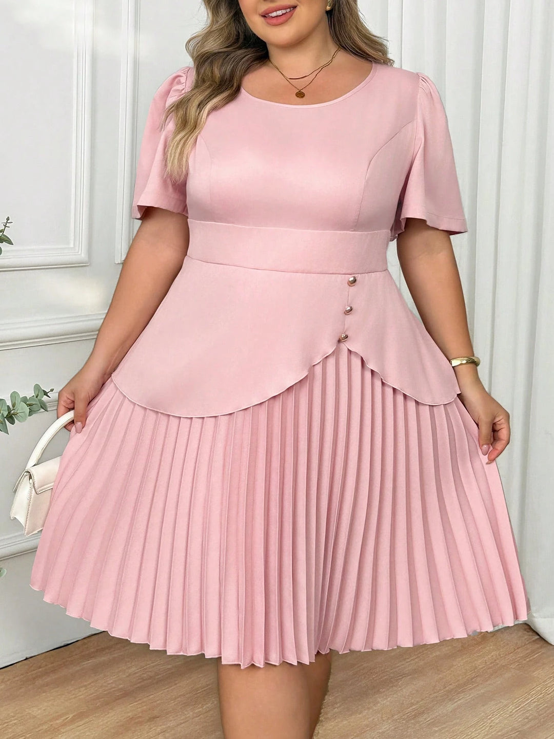 Rochie mini SHEIN, roz