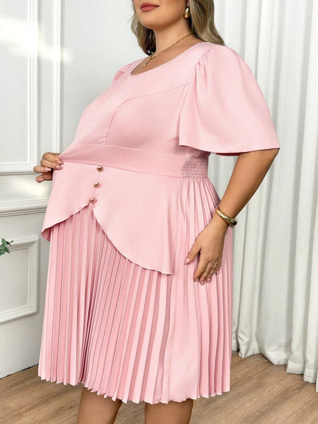 Rochie mini SHEIN, roz