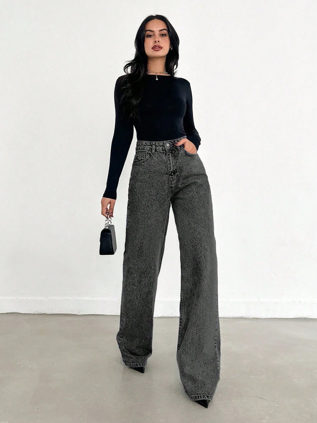 Jeans SHEIN, negru