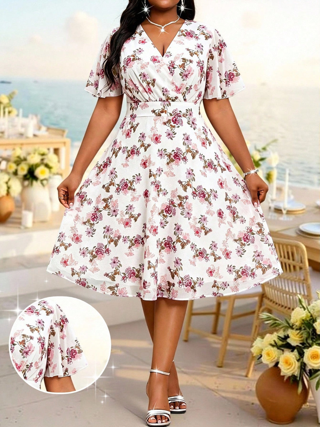 Rochie SHEIN, mix culori