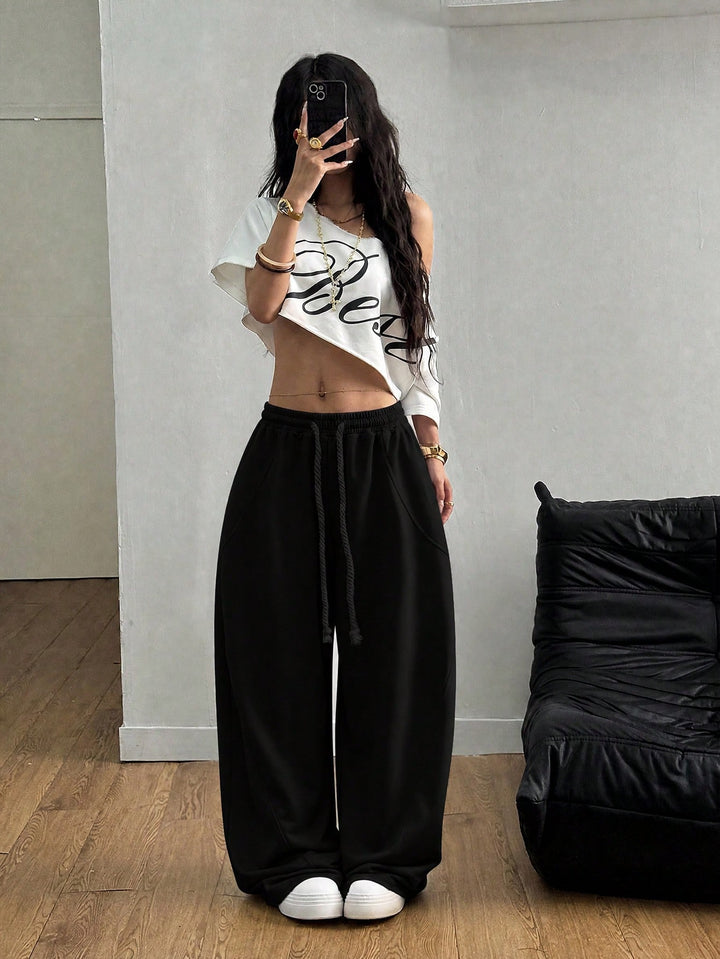 Pantaloni SHEIN, negru