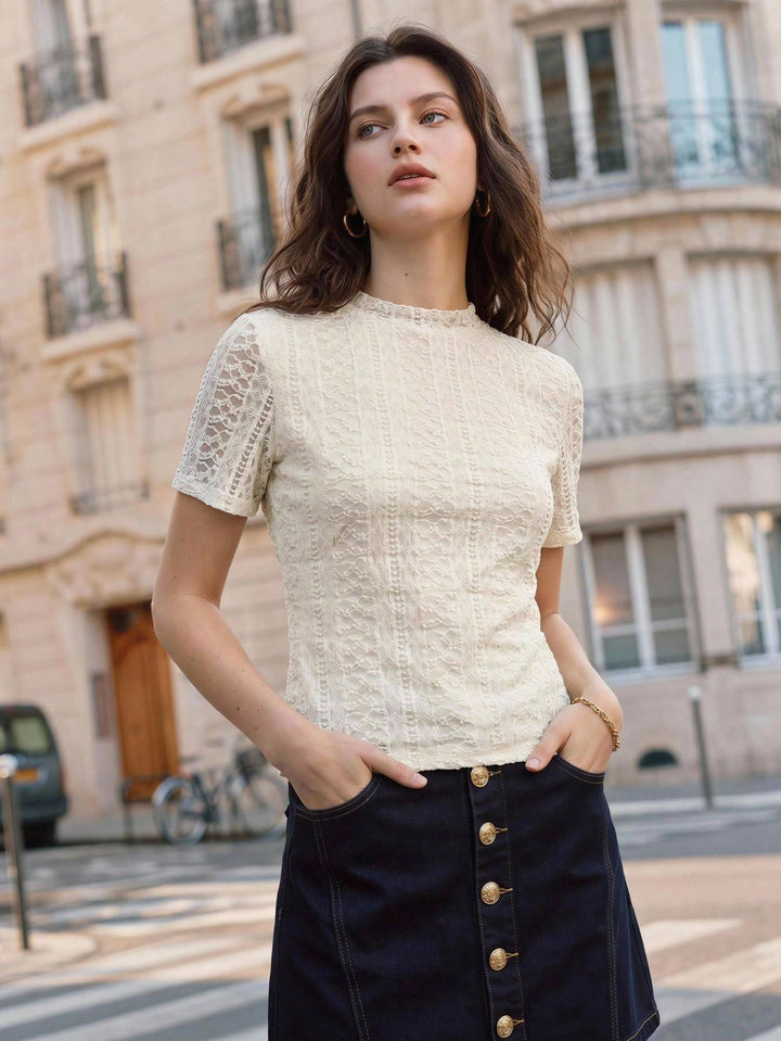 Tricou SHEIN, bej