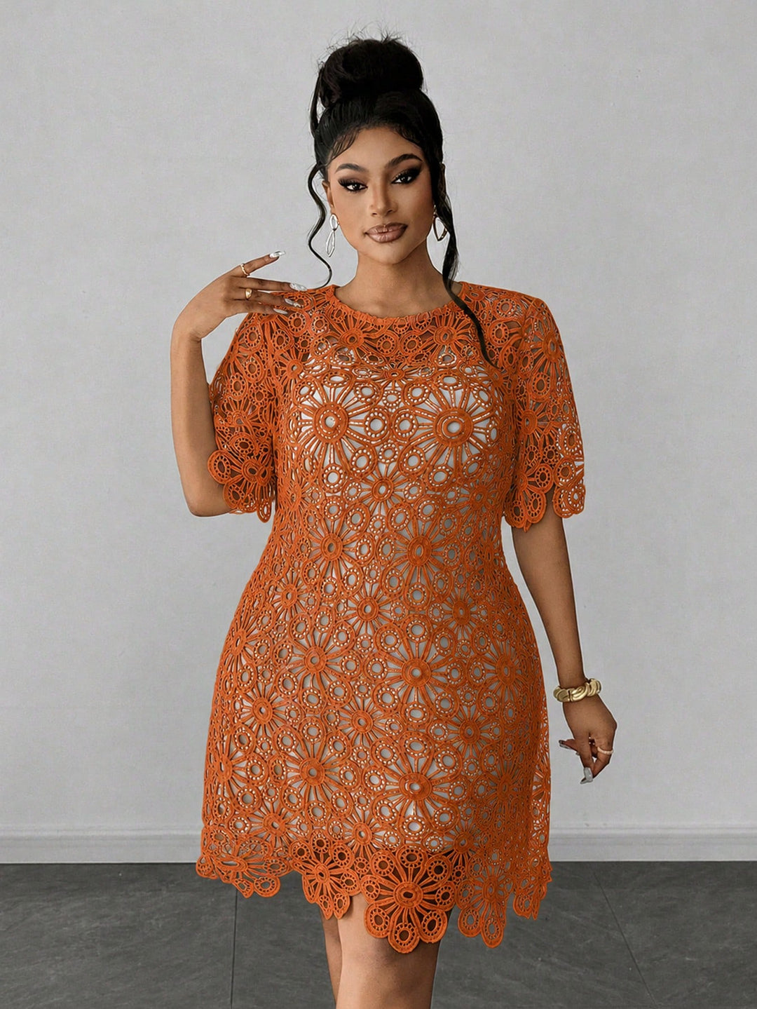 Rochie SHEIN, portocaliu