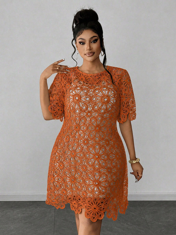 Rochie SHEIN, portocaliu