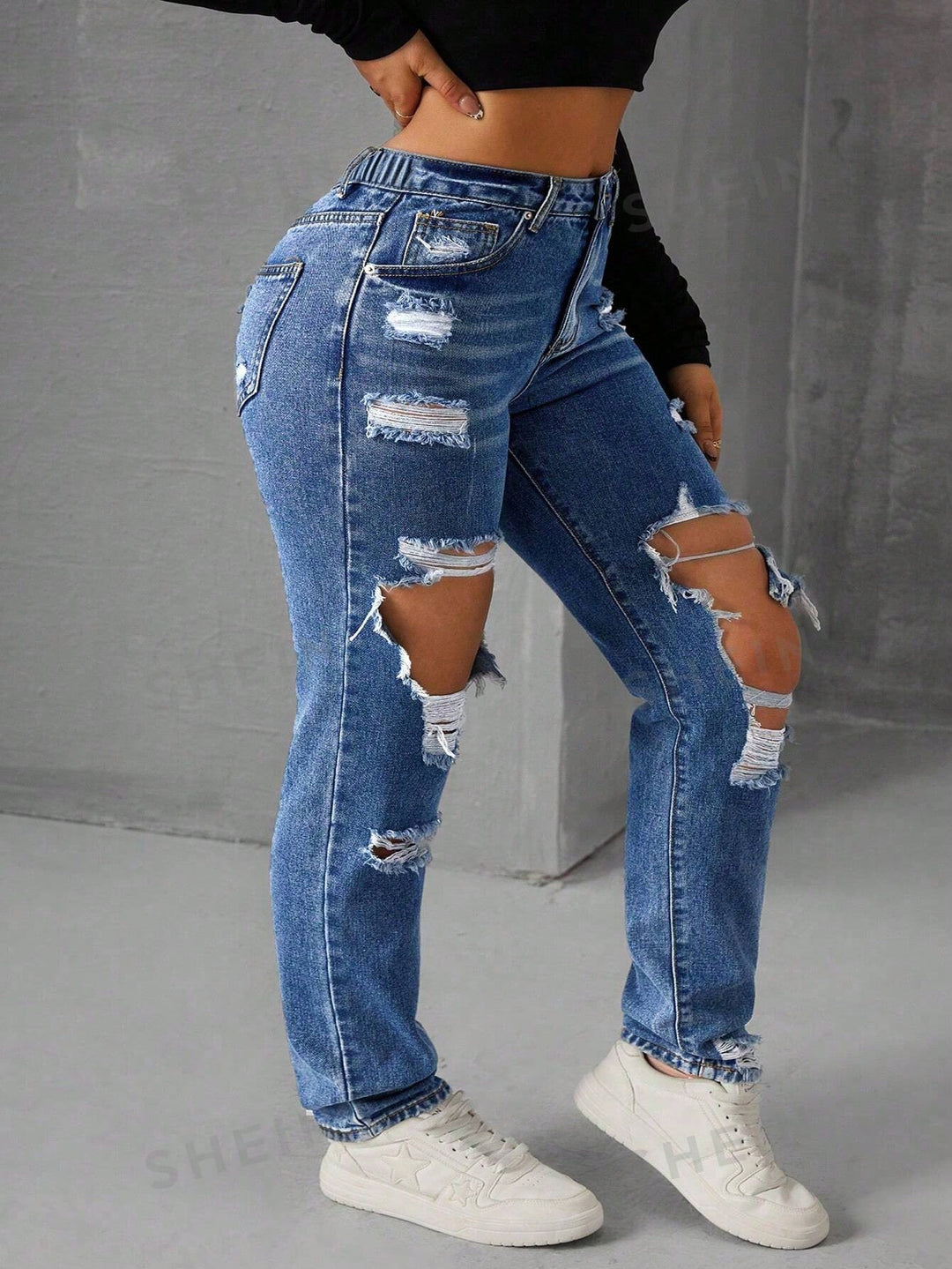 Jeans SHEIN, albastru