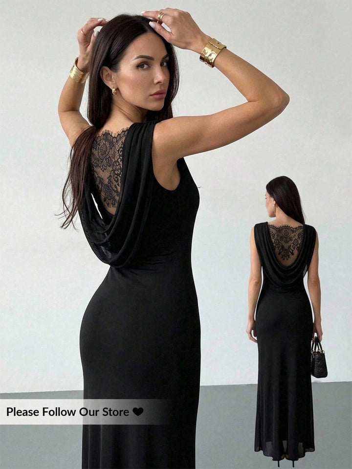 Rochie maxi SHEIN, negru