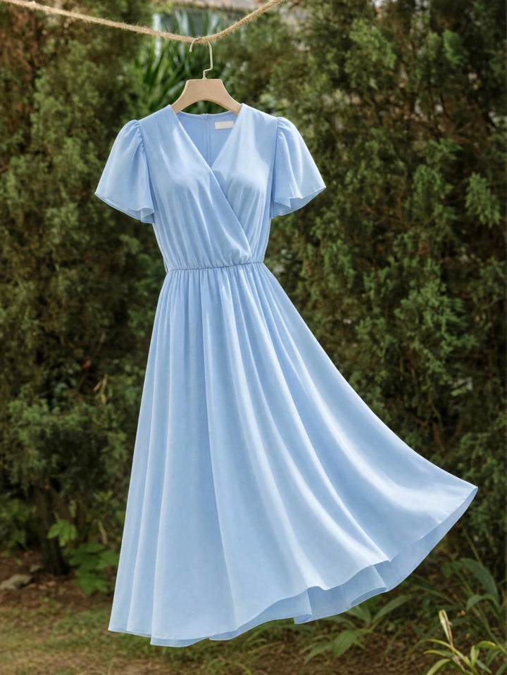 Rochie midi SHEIN, albastru