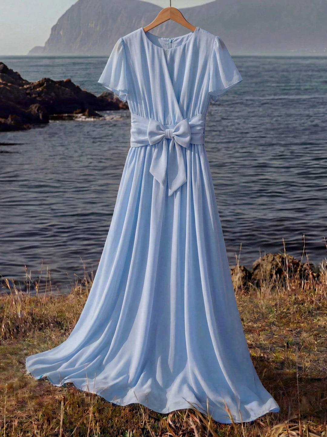 Rochie midi SHEIN, albastru