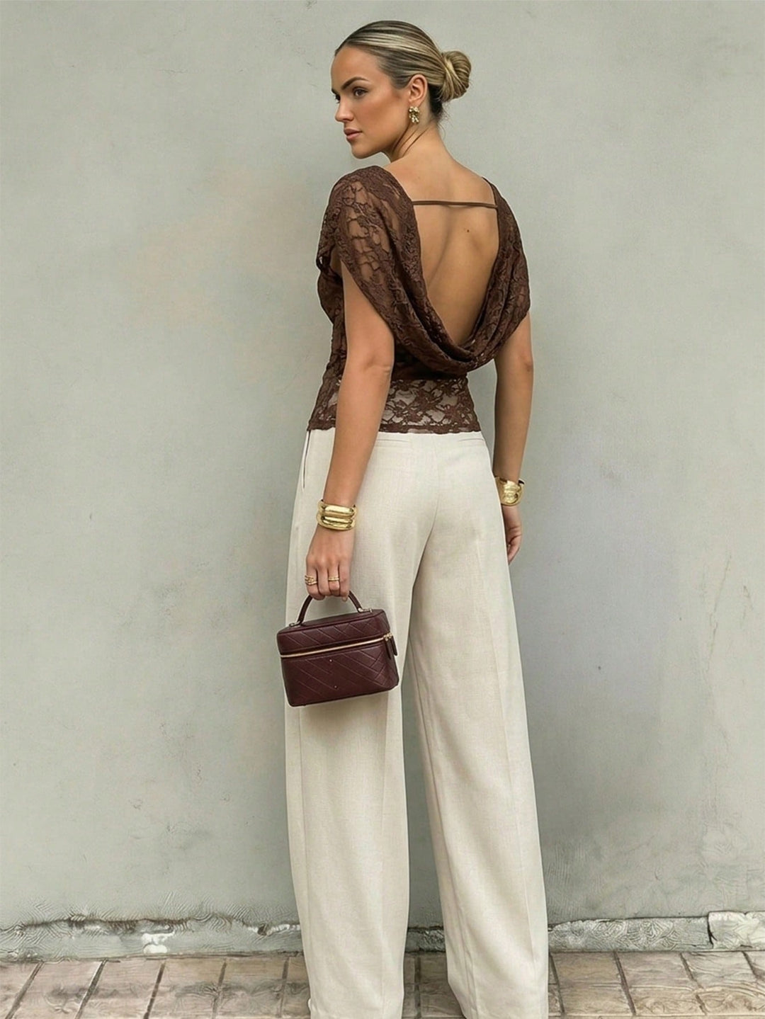 Pantalon SHEIN, bej