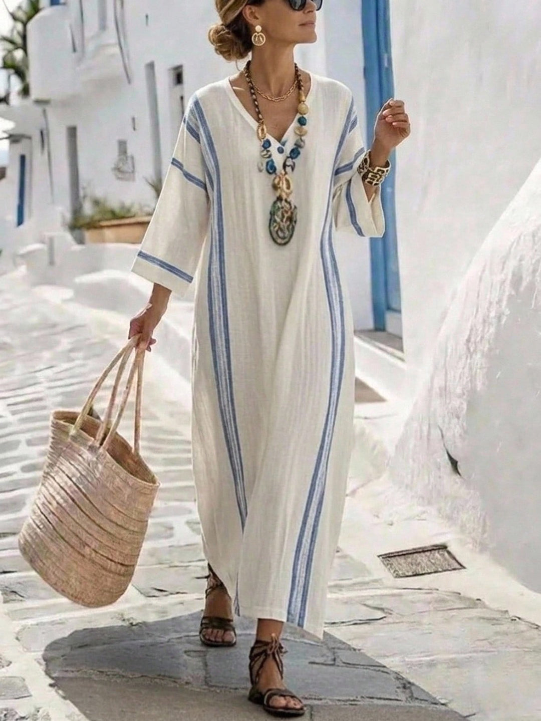 Rochie maxi SHEIN, mix culori