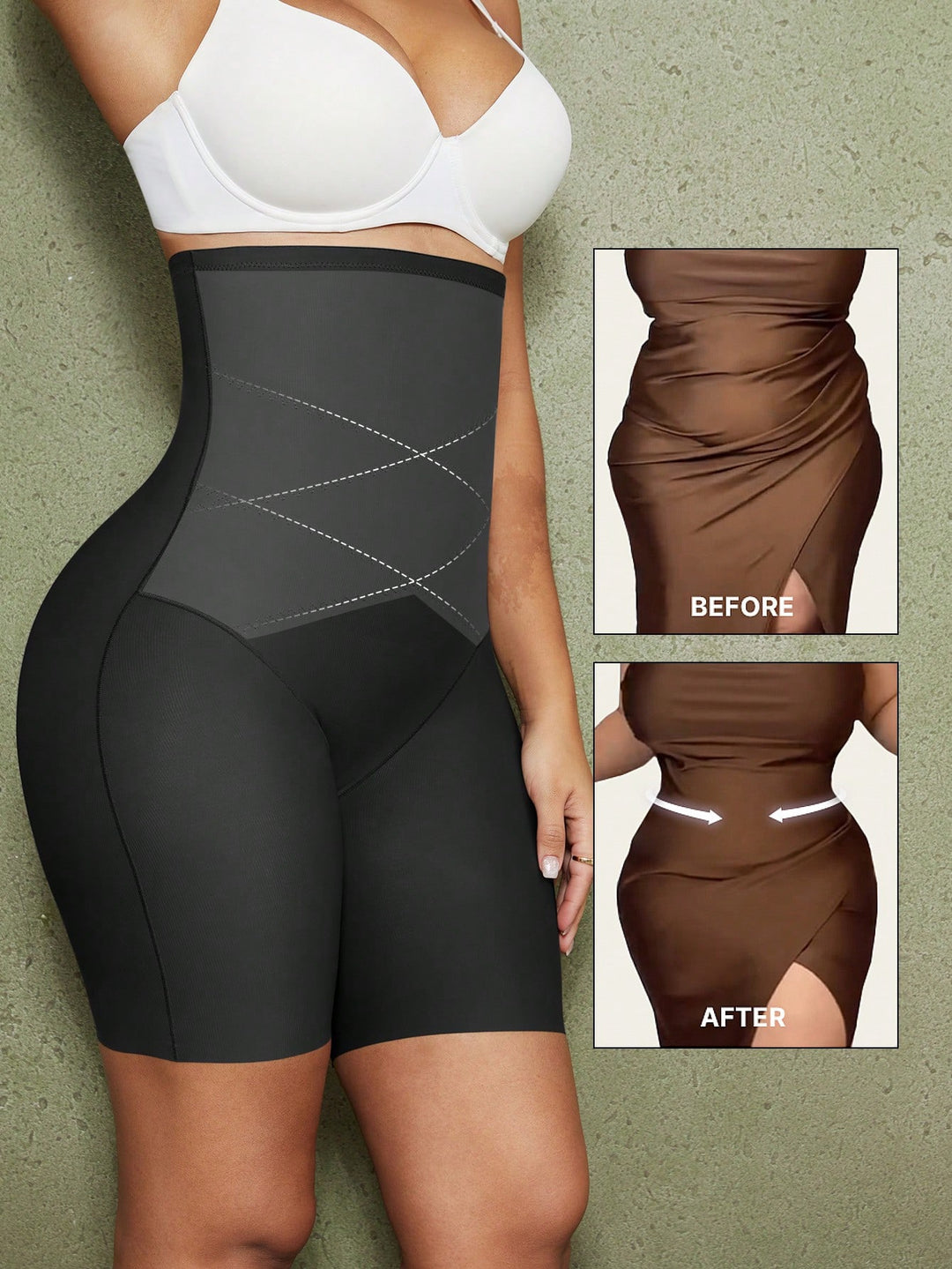Lenjerie modelatoare SHEIN, negru