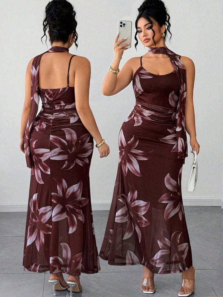 Rochie SHEIN, maro