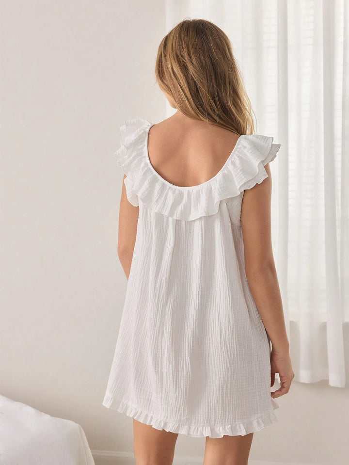 Rochie mini SHEIN, alb