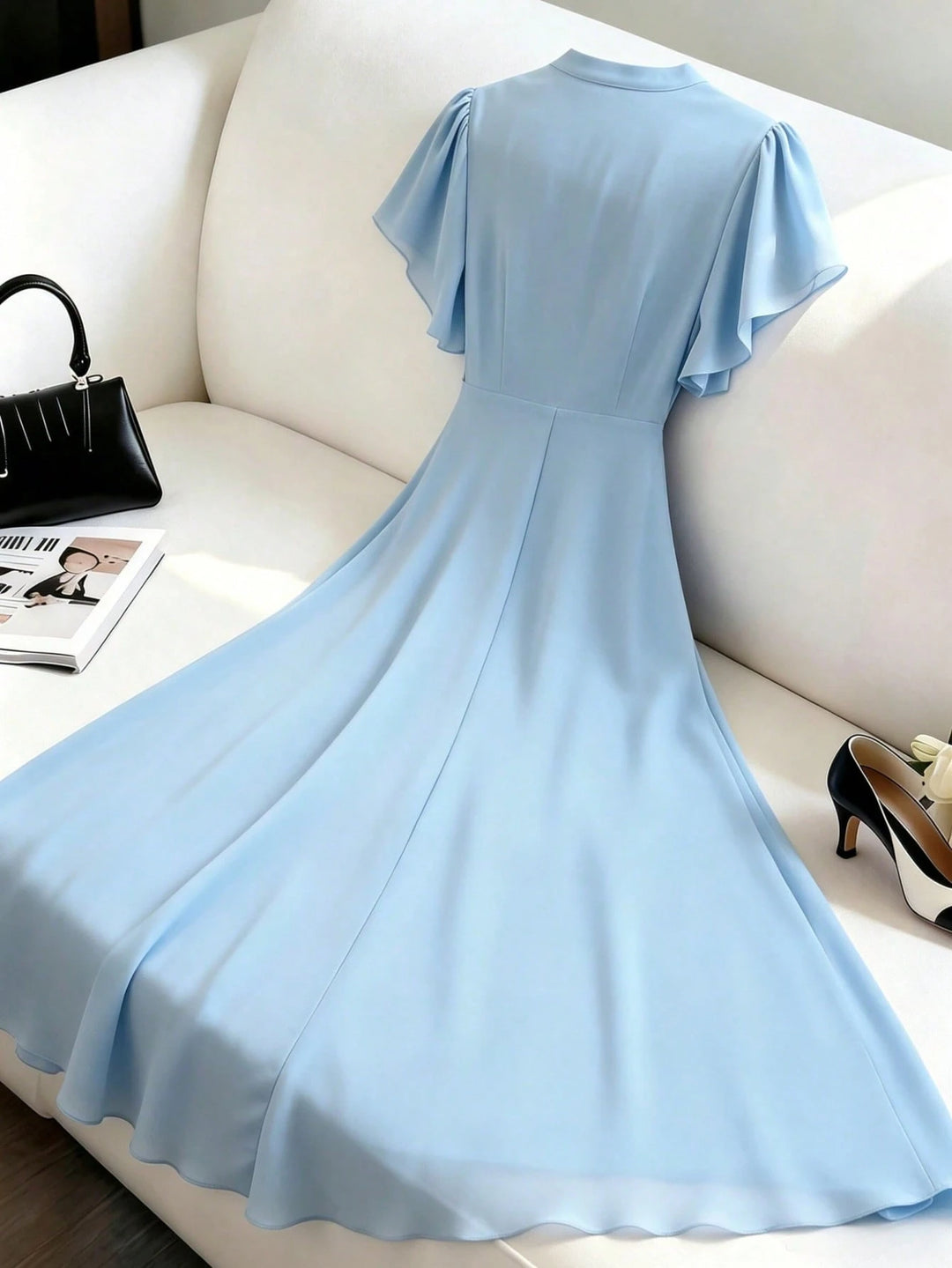 Rochie maxi SHEIN, albastru