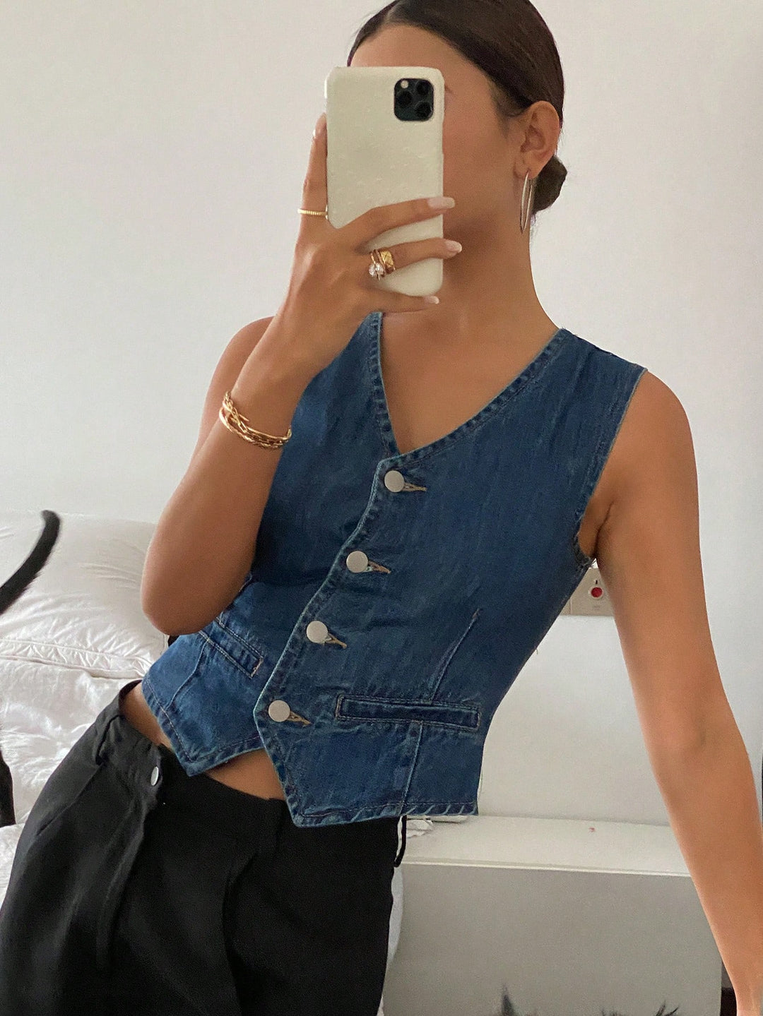 Top SHEIN, albastru