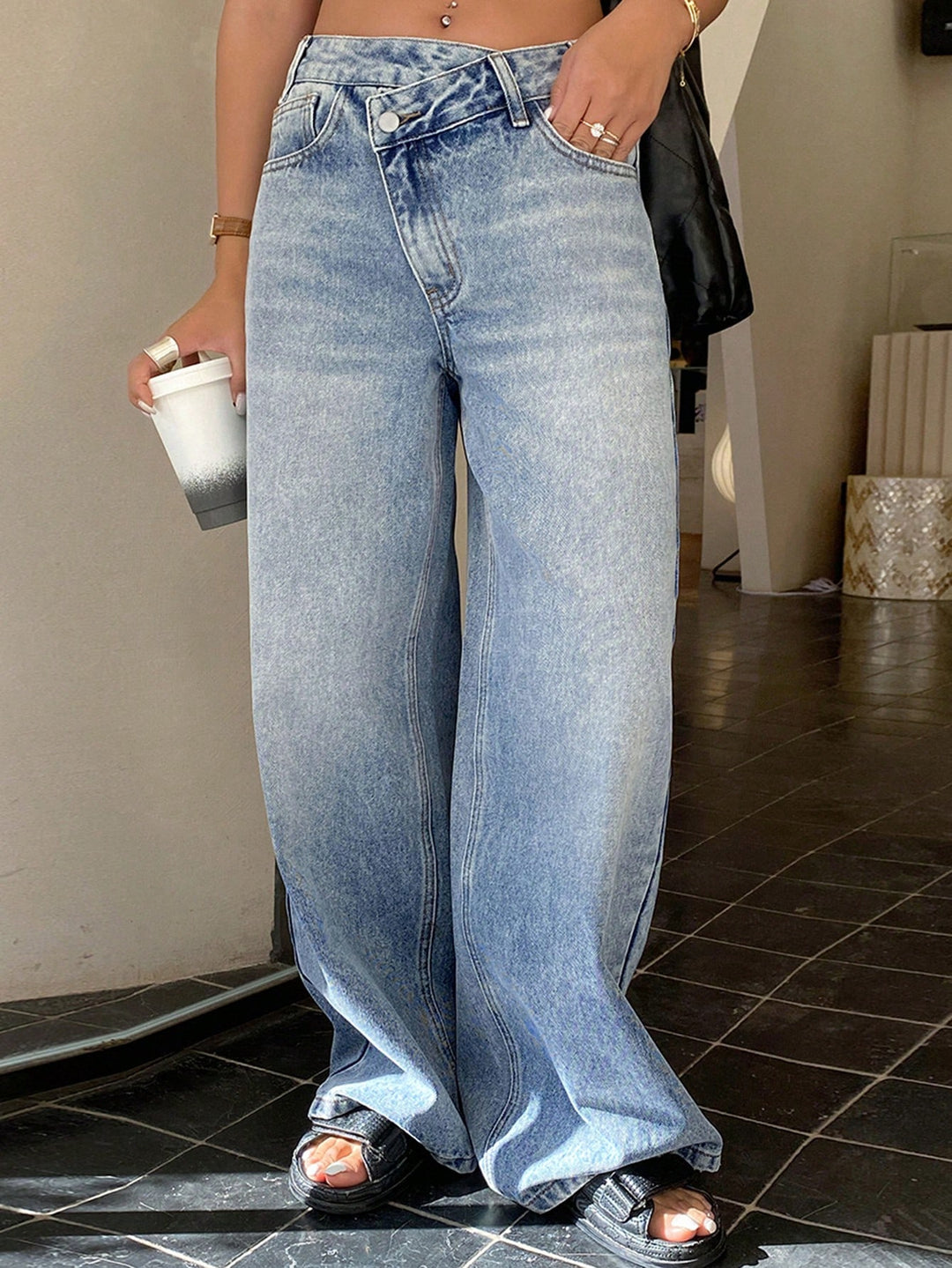 Jeans SHEIN, albastru
