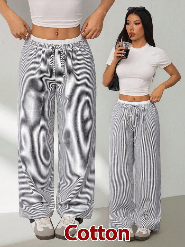 Pantaloni SHEIN, maro