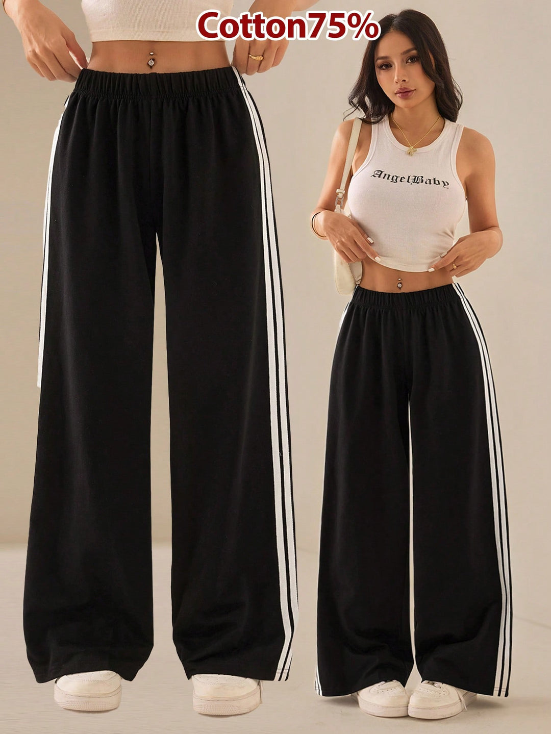 Pantaloni SHEIN, negru