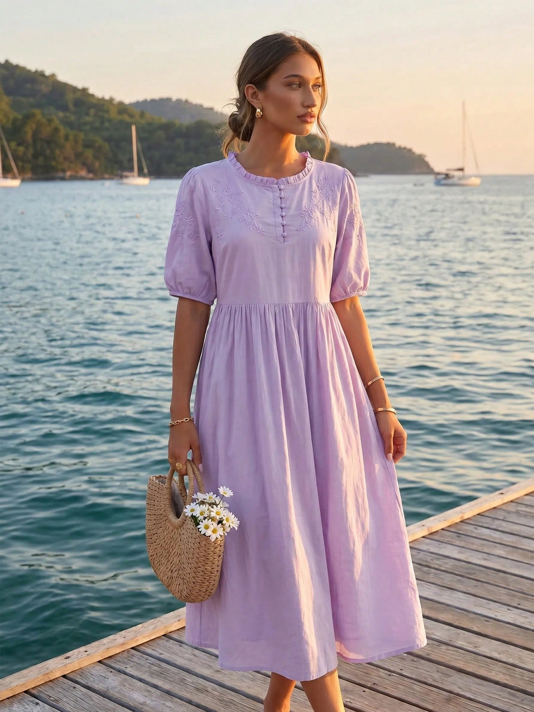 Rochie maxi SHEIN, mov