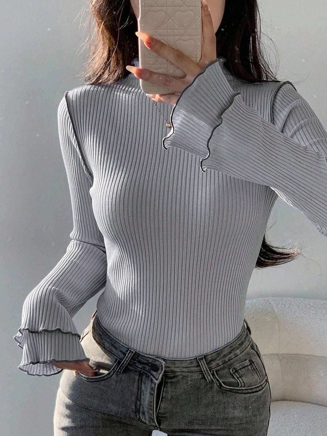 Tricou SHEIN, gri