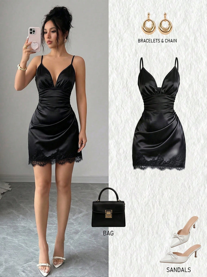 Rochie scurtă SHEIN, negru