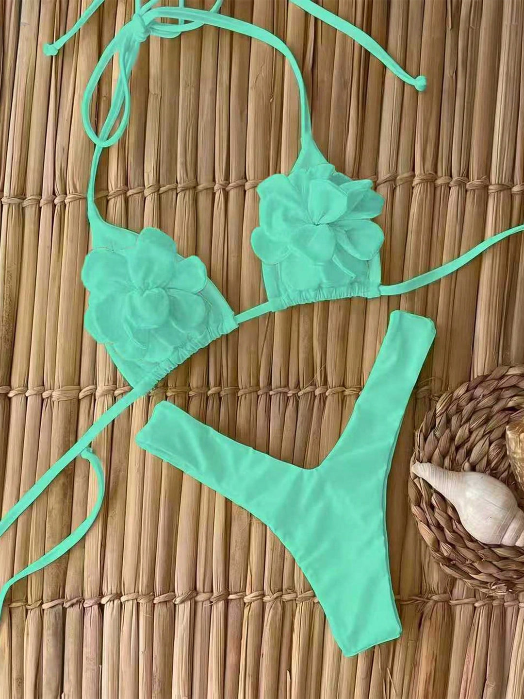 Set bikini SHEIN, verde