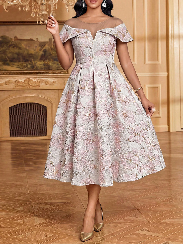Rochie maxi SHEIN, roz