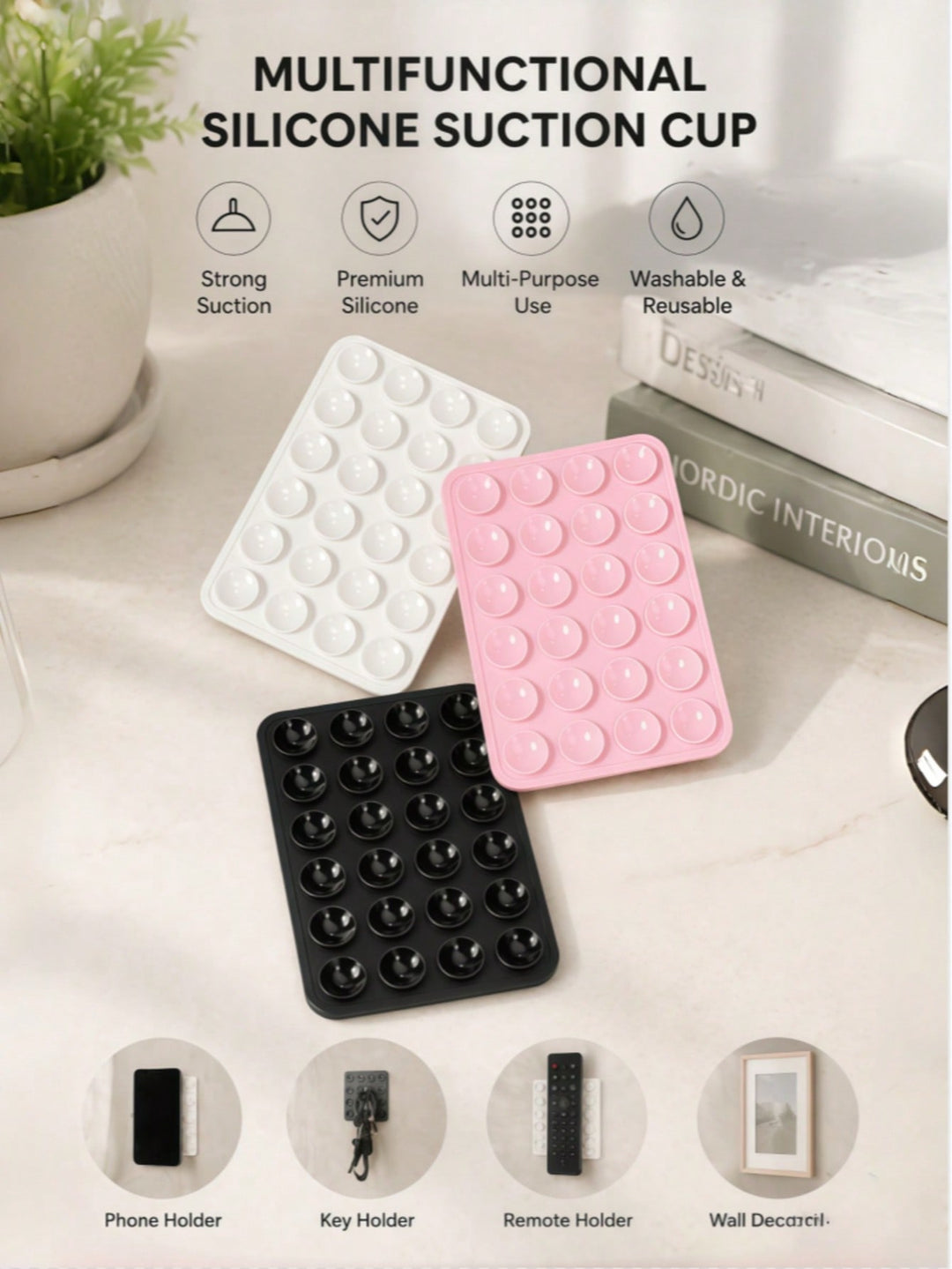 Suport pentru telefon SHEIN, roz
