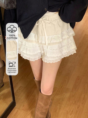 Pantaloni scurți SHEIN, galben