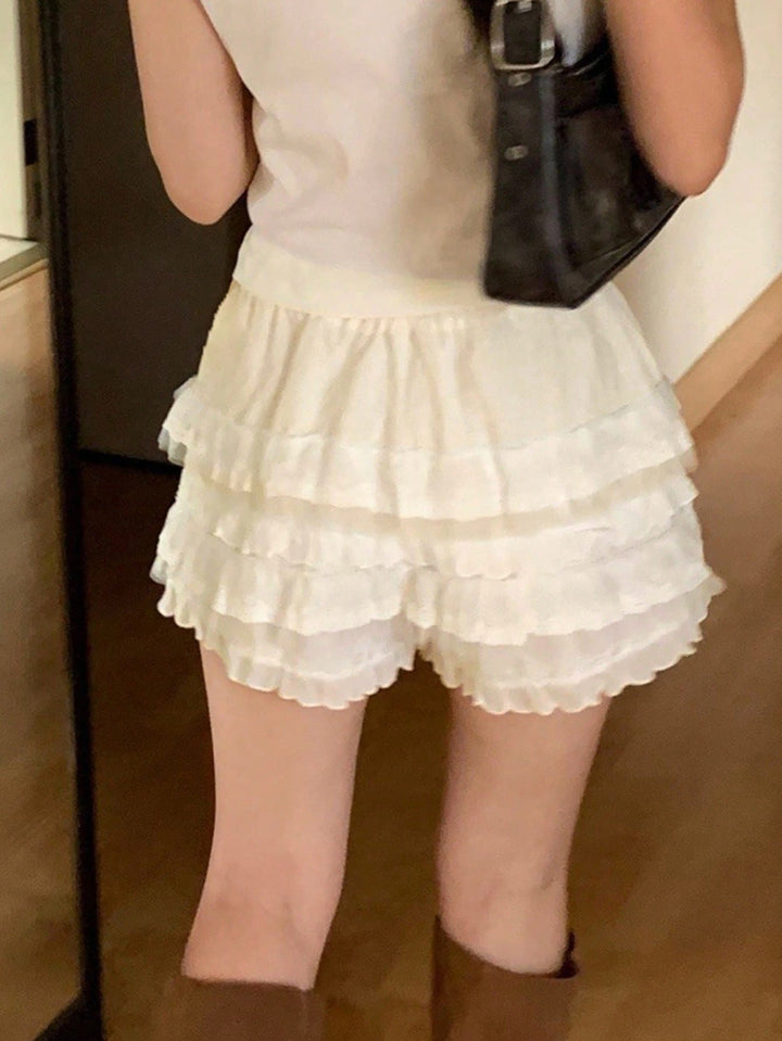 Pantaloni scurți SHEIN, bej