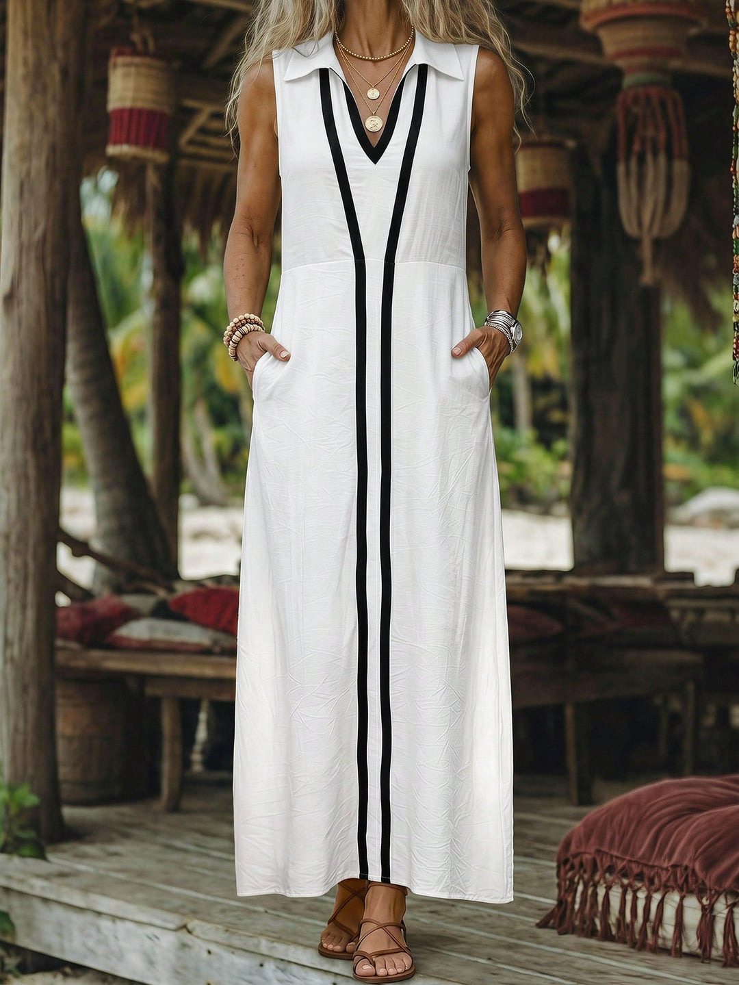 Rochie maxi SHEIN, negru