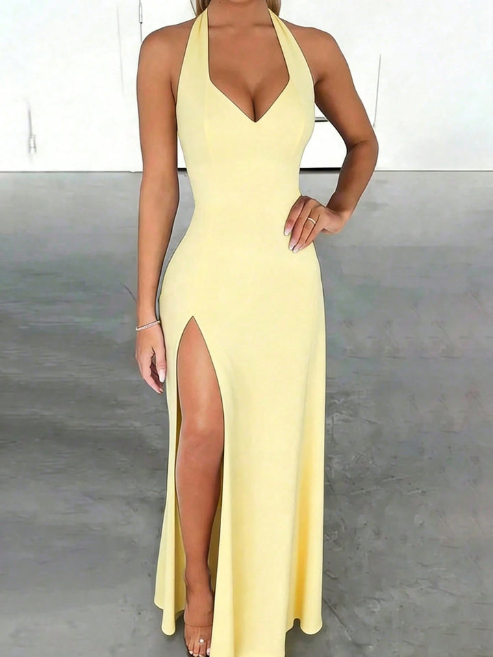 Rochie maxi SHEIN, galben