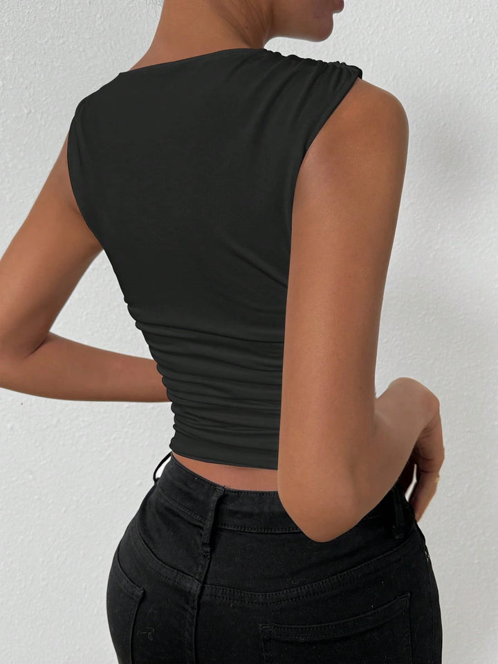 Top SHEIN, negru