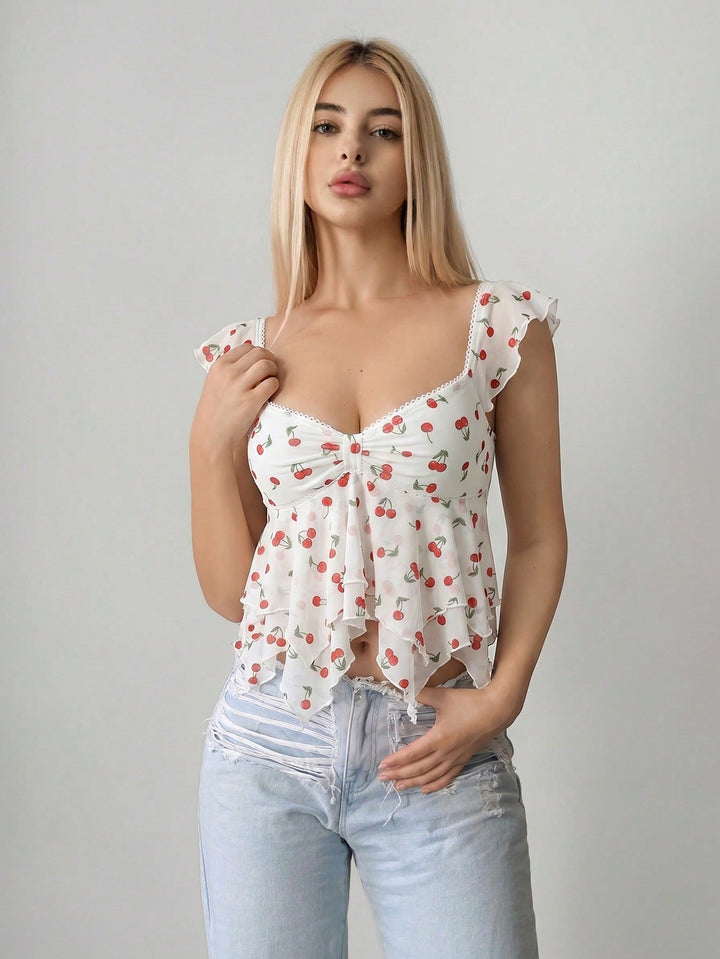 Top SHEIN, alb