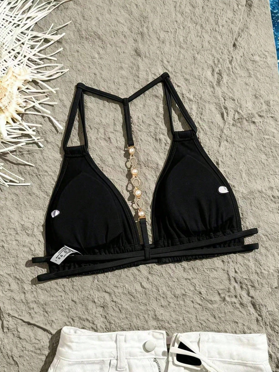 Sutien de baie SHEIN, negru