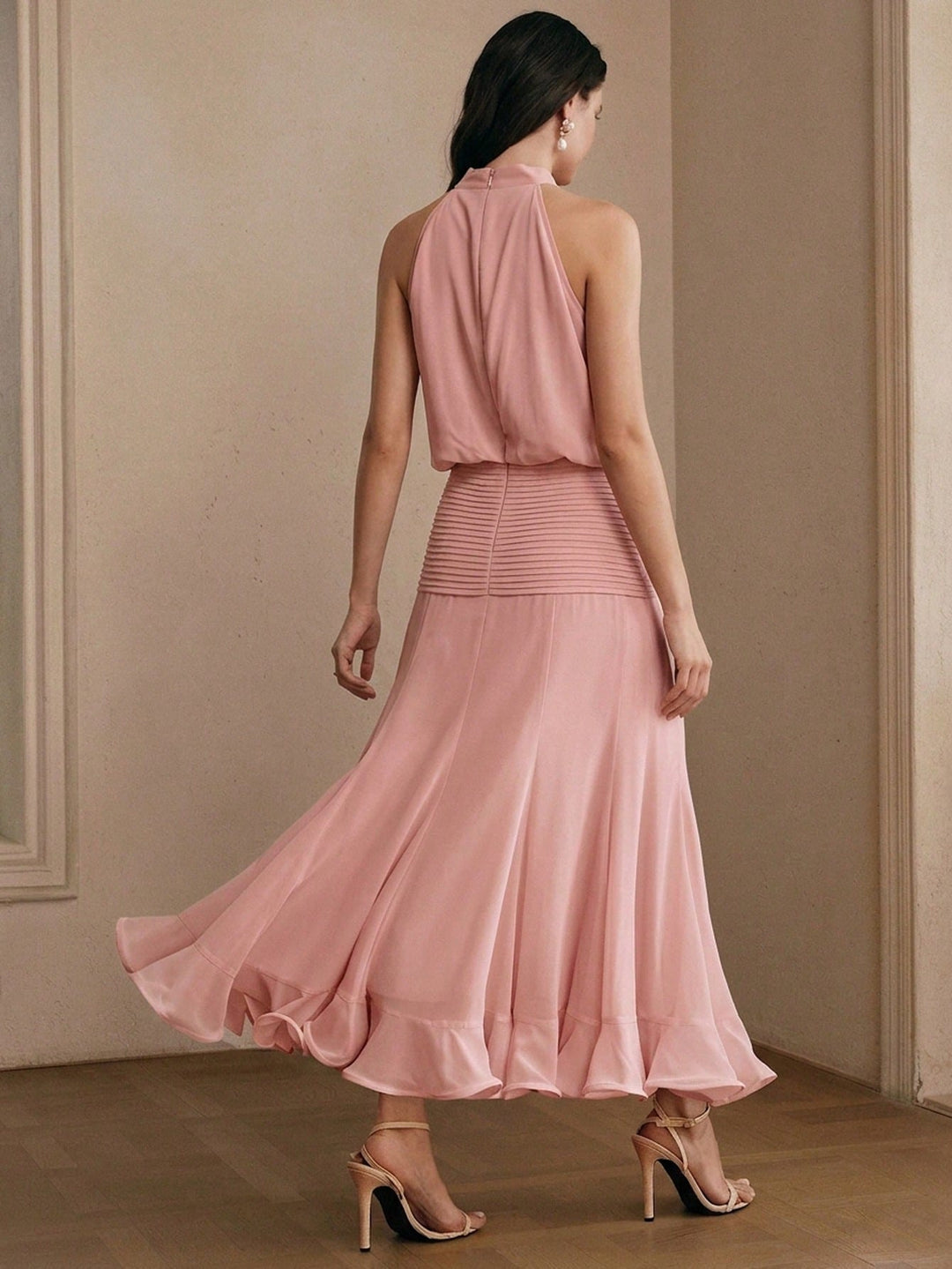 Rochie maxi SHEIN, roz