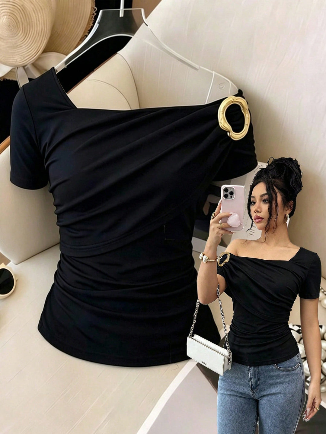 Tricou SHEIN, negru