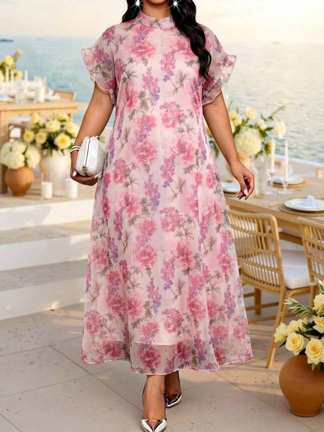 Rochie SHEIN, mix culori