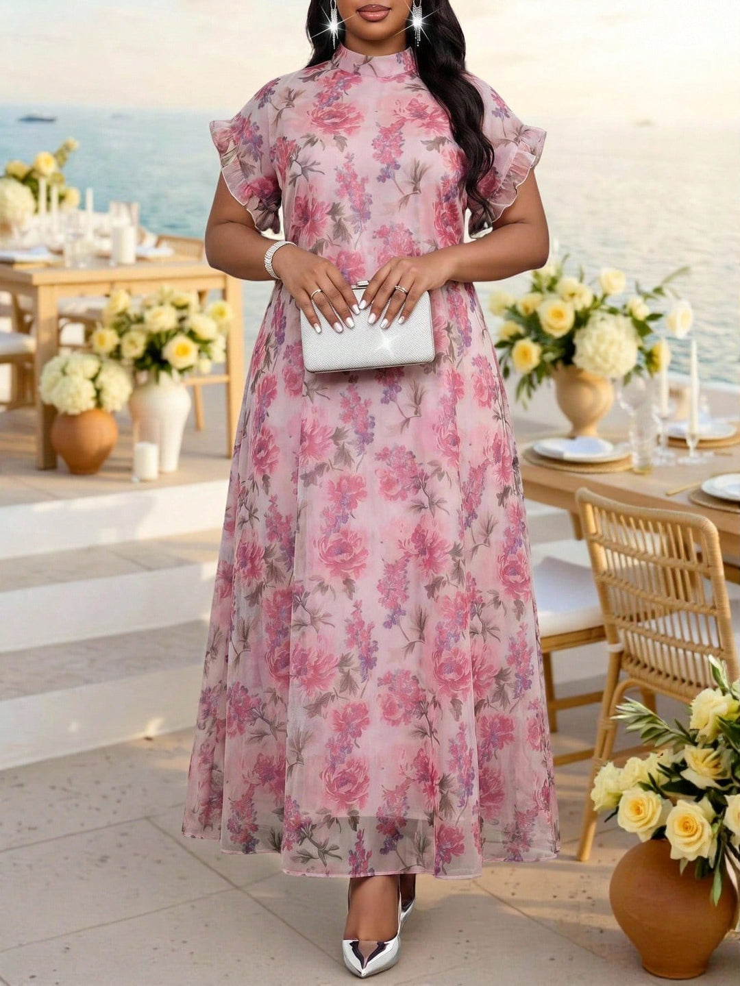 Rochie SHEIN, mix culori