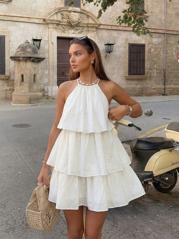 Rochie mini SHEIN, alb