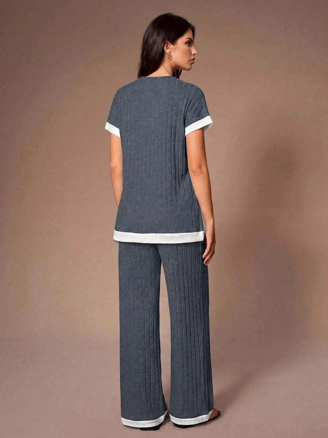 Set pijamale SHEIN, albastru