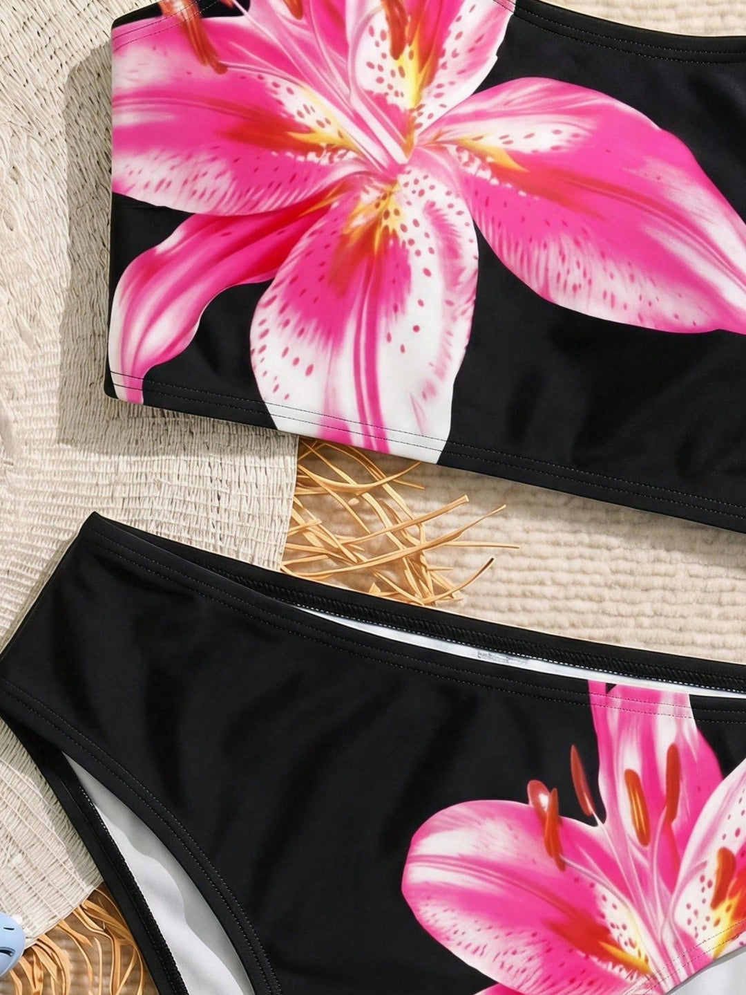 Set bikini SHEIN, negru
