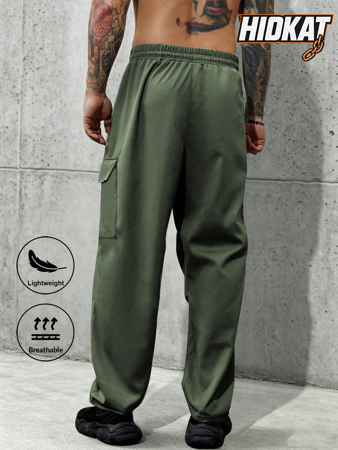 Pantaloni SHEIN, verde