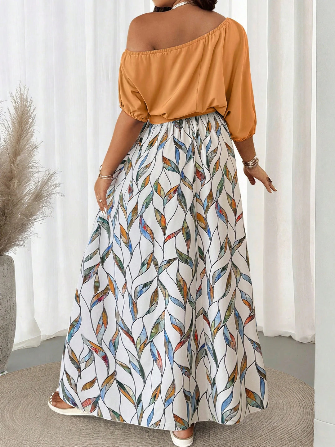 Rochie maxi SHEIN, mix culori